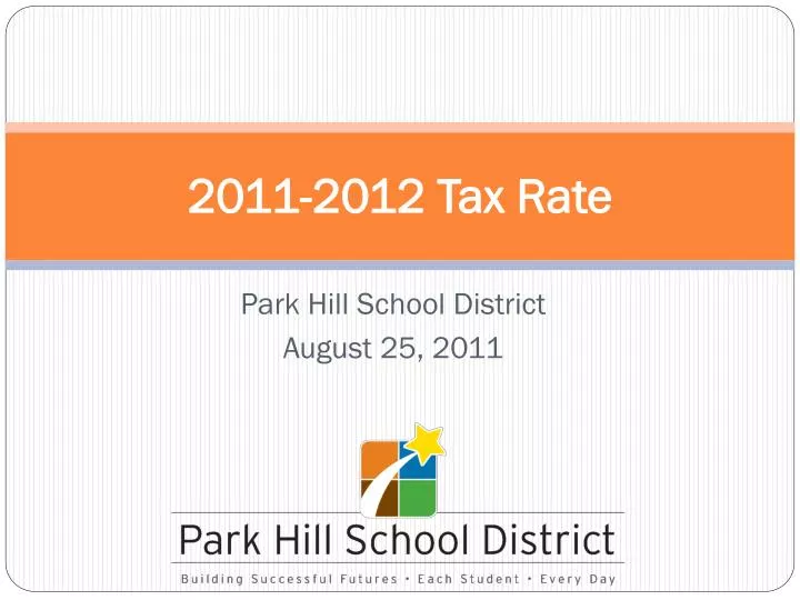 2011 2012 tax rate