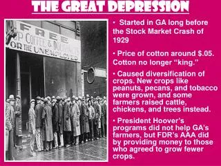 The Great Depression