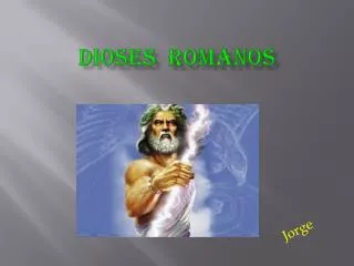 dioses romanos