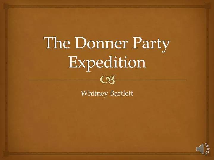 the donner party expedition