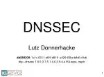 DNSSEC - slide 1