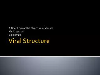 Viral Structure