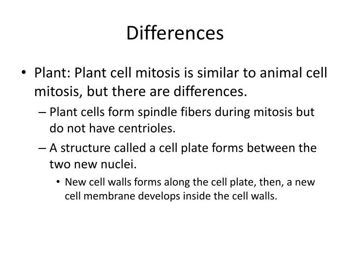 differences