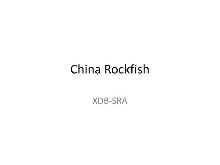 china rockfish