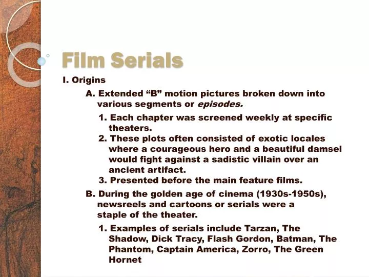 film serials