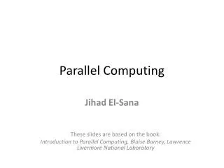 Parallel Computing