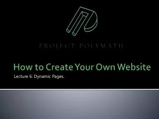 How to Create Your Own Website