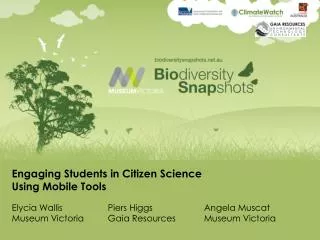 Engaging Students in Citizen Science Using Mobile Tools