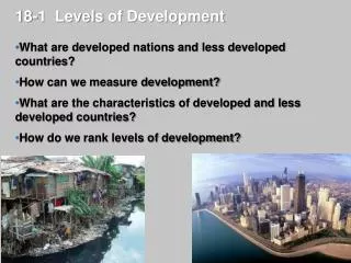 18-1 Levels of Development