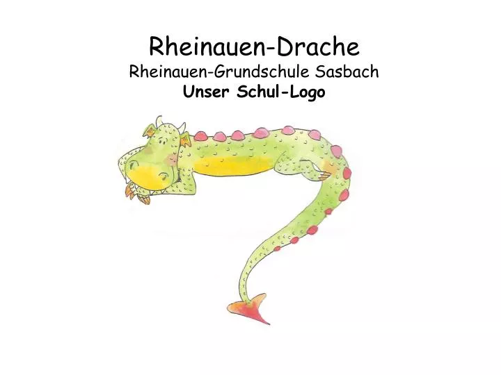 rheinauen drache rheinauen grundschule sasbach unser schul logo