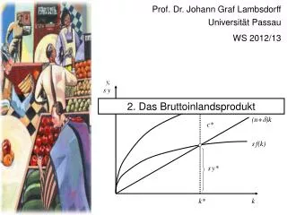 Prof. Dr. Johann Graf Lambsdorff Universität Passau WS 2012/13