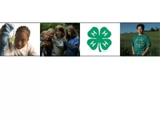 I thought 4-H was just about Cows and Cooking?