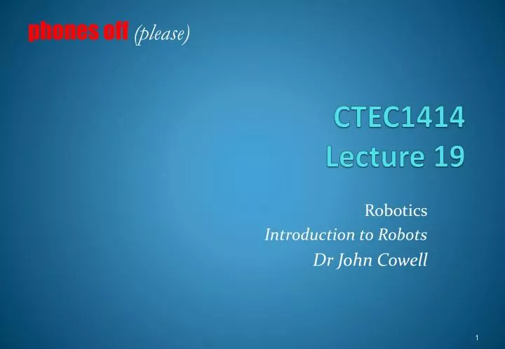 ctec1414 lecture 19