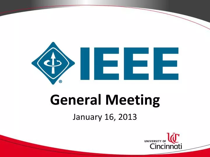 general meeting january 16 2013