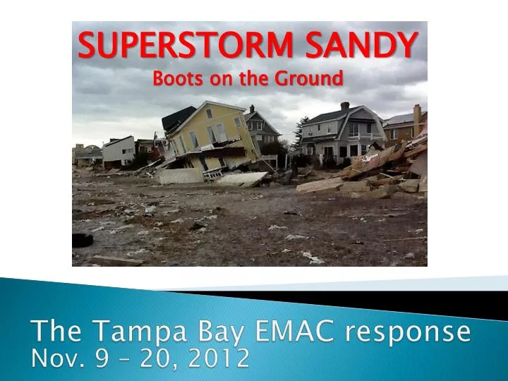 superstorm sandy boots on the ground