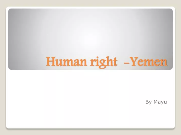 human right yemen