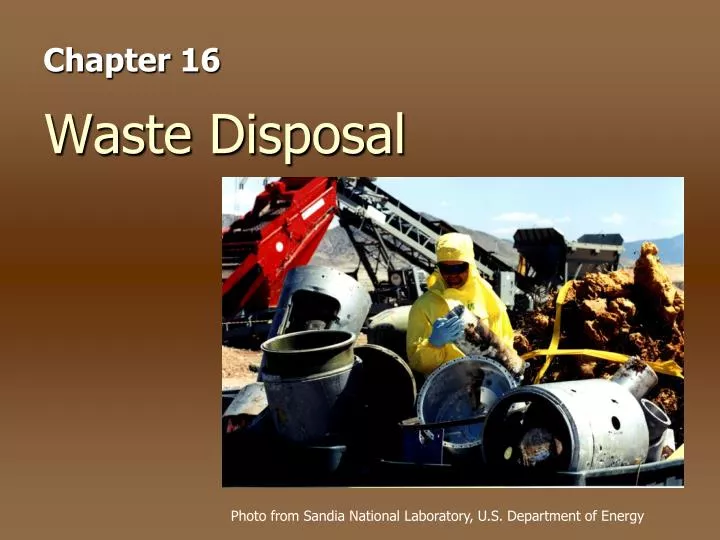 waste disposal