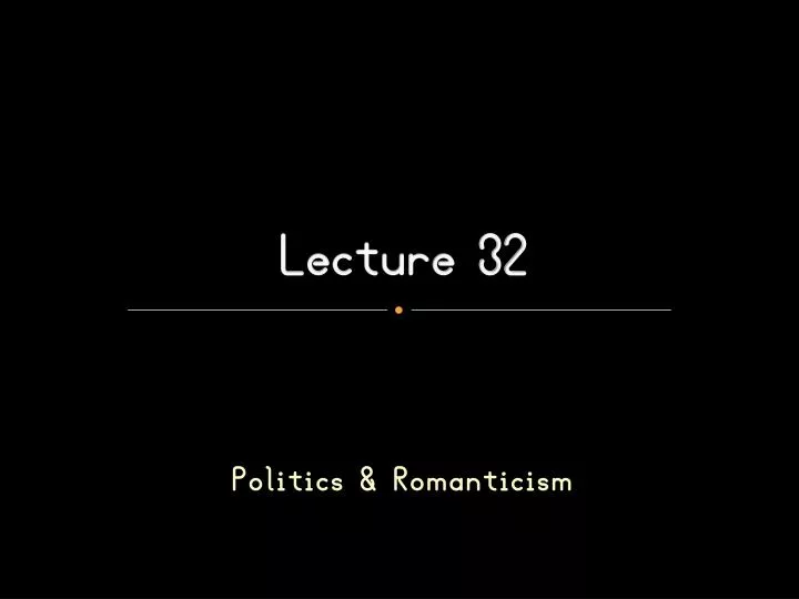 lecture 32