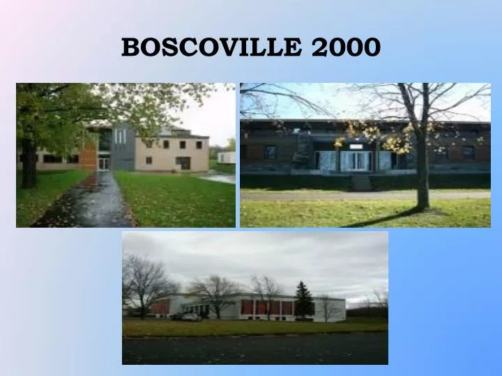 boscoville 2000