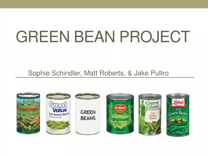green bean project