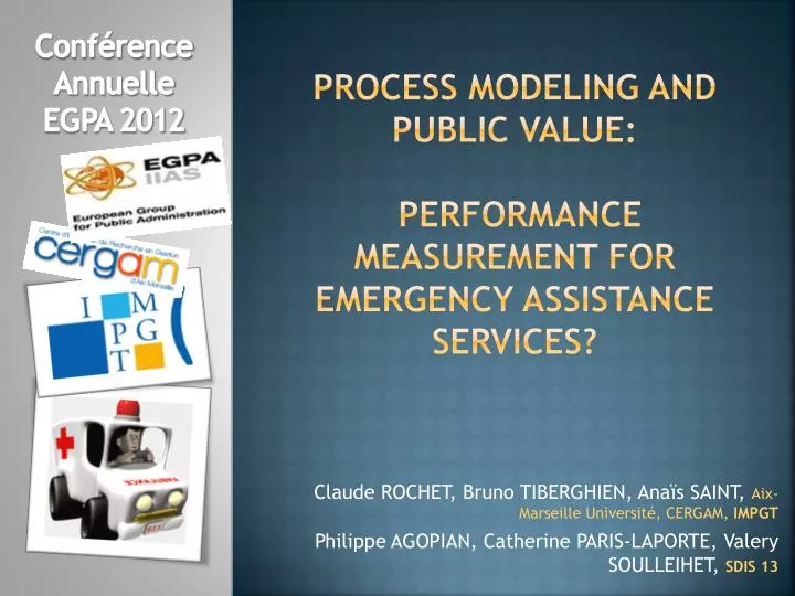 process modeling and public value performance measurement for emergency assistance services