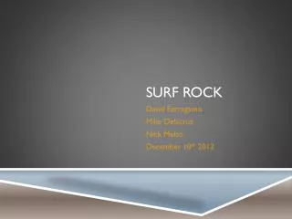 Surf Rock