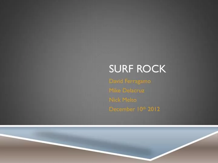 surf rock