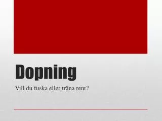 dopning