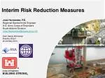 Interim Risk Reduction Measures - slide 1