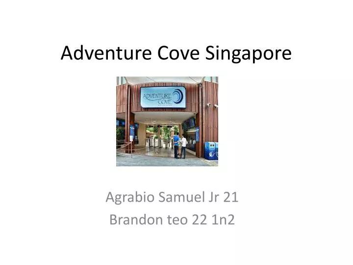 adventure cove singapore
