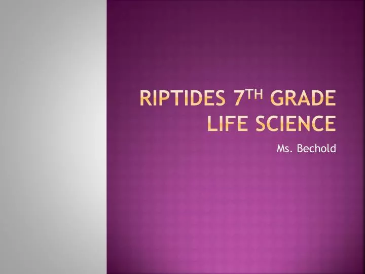 riptides 7 th grade life science