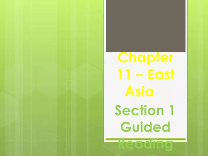 chapter 11 east asia