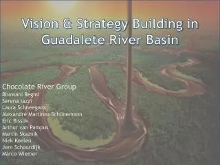 Vision &amp; Strategy Building in Guadalete River Basin