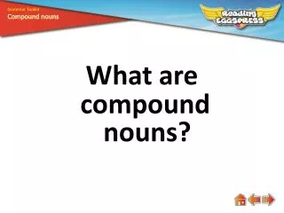 What are compound nouns?