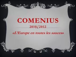 Comenius 2010/2012