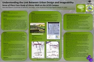 Understanding the Link Between Urban Design and Imageability :