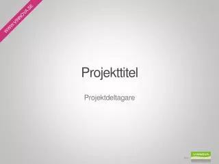 projekttitel