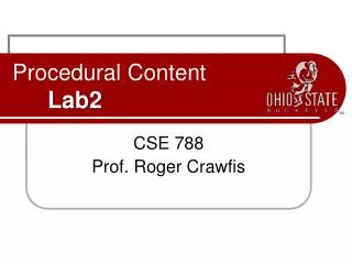 Procedural Content Lab2