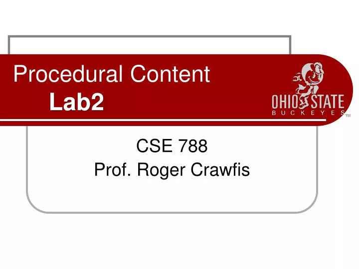 procedural content lab2