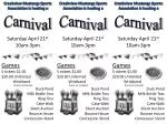 Join Us for the Creekview Mustangs Sports Association Carnival on April 21st! - slide 1