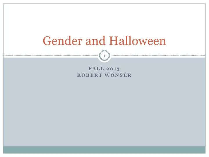 gender and halloween