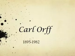 Carl Orff