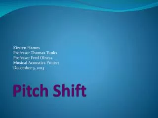 Pitch Shift