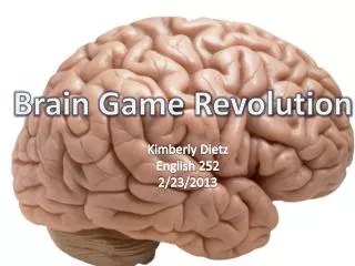 Brain Game Revolution