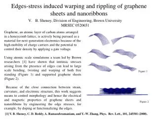 Edges-stress induced warping and rippling of graphene sheets and nanoribbons