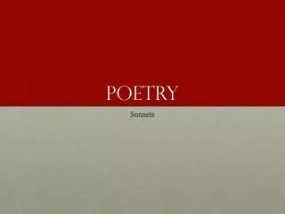 poetry