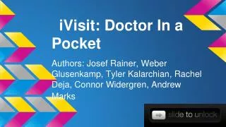 iVisit: Doctor In a Pocket