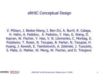 eRHIC Conceptual Design