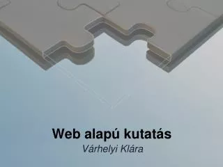 web alap kutat s
