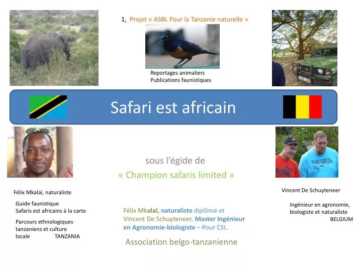 sous l gide de champion safaris limited